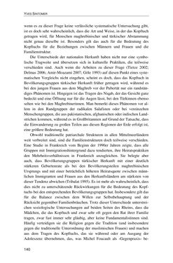 Bild der Seite - 140 - in Der Stoff, aus dem Konflikte sind - Debatten um das Kopftuch in Deutschland, Österreich und der Schweiz