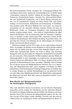 Bild der Seite - 150 - in Der Stoff, aus dem Konflikte sind - Debatten um das Kopftuch in Deutschland, Österreich und der Schweiz