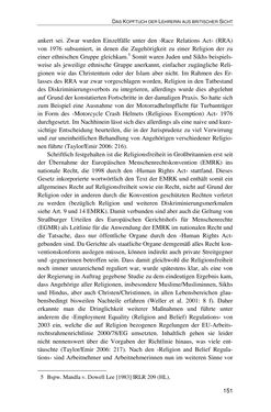 Bild der Seite - 151 - in Der Stoff, aus dem Konflikte sind - Debatten um das Kopftuch in Deutschland, Österreich und der Schweiz