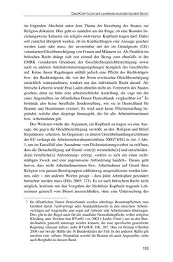 Image of the Page - 153 - in Der Stoff, aus dem Konflikte sind - Debatten um das Kopftuch in Deutschland, Österreich und der Schweiz