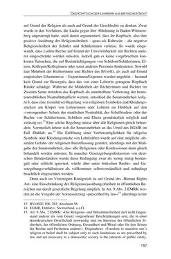 Image of the Page - 157 - in Der Stoff, aus dem Konflikte sind - Debatten um das Kopftuch in Deutschland, Österreich und der Schweiz