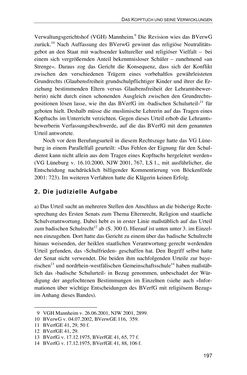 Bild der Seite - 197 - in Der Stoff, aus dem Konflikte sind - Debatten um das Kopftuch in Deutschland, Österreich und der Schweiz