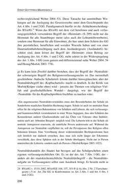 Image of the Page - 206 - in Der Stoff, aus dem Konflikte sind - Debatten um das Kopftuch in Deutschland, Österreich und der Schweiz
