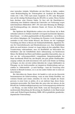 Bild der Seite - 207 - in Der Stoff, aus dem Konflikte sind - Debatten um das Kopftuch in Deutschland, Österreich und der Schweiz