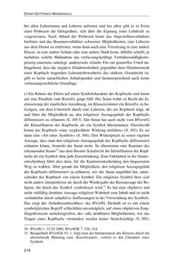 Bild der Seite - 214 - in Der Stoff, aus dem Konflikte sind - Debatten um das Kopftuch in Deutschland, Österreich und der Schweiz