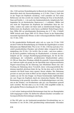 Bild der Seite - 218 - in Der Stoff, aus dem Konflikte sind - Debatten um das Kopftuch in Deutschland, Österreich und der Schweiz