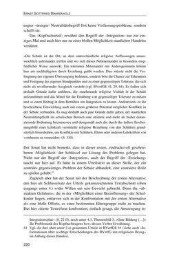 Bild der Seite - 220 - in Der Stoff, aus dem Konflikte sind - Debatten um das Kopftuch in Deutschland, Österreich und der Schweiz