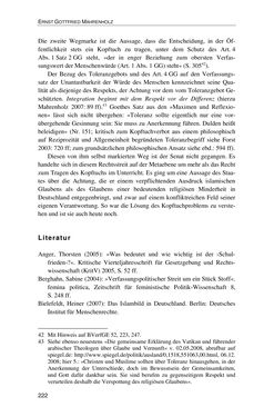 Image of the Page - 222 - in Der Stoff, aus dem Konflikte sind - Debatten um das Kopftuch in Deutschland, Österreich und der Schweiz