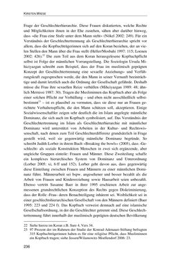 Image of the Page - 236 - in Der Stoff, aus dem Konflikte sind - Debatten um das Kopftuch in Deutschland, Österreich und der Schweiz