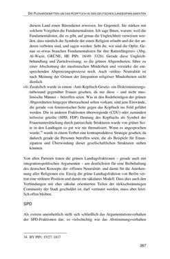 Image of the Page - 267 - in Der Stoff, aus dem Konflikte sind - Debatten um das Kopftuch in Deutschland, Österreich und der Schweiz