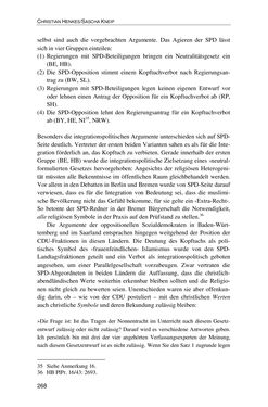 Image of the Page - 268 - in Der Stoff, aus dem Konflikte sind - Debatten um das Kopftuch in Deutschland, Österreich und der Schweiz