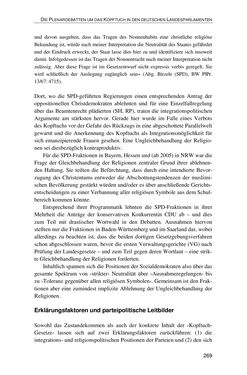 Image of the Page - 269 - in Der Stoff, aus dem Konflikte sind - Debatten um das Kopftuch in Deutschland, Österreich und der Schweiz