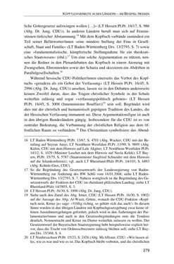 Image of the Page - 279 - in Der Stoff, aus dem Konflikte sind - Debatten um das Kopftuch in Deutschland, Österreich und der Schweiz