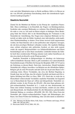 Image of the Page - 283 - in Der Stoff, aus dem Konflikte sind - Debatten um das Kopftuch in Deutschland, Österreich und der Schweiz
