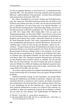 Bild der Seite - 284 - in Der Stoff, aus dem Konflikte sind - Debatten um das Kopftuch in Deutschland, Österreich und der Schweiz