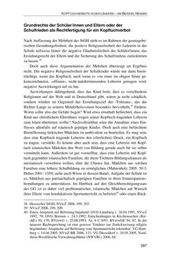 Image of the Page - 287 - in Der Stoff, aus dem Konflikte sind - Debatten um das Kopftuch in Deutschland, Österreich und der Schweiz