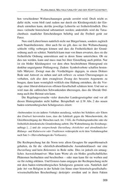Image of the Page - 309 - in Der Stoff, aus dem Konflikte sind - Debatten um das Kopftuch in Deutschland, Österreich und der Schweiz