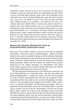 Image of the Page - 310 - in Der Stoff, aus dem Konflikte sind - Debatten um das Kopftuch in Deutschland, Österreich und der Schweiz