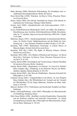 Bild der Seite - 338 - in Der Stoff, aus dem Konflikte sind - Debatten um das Kopftuch in Deutschland, Österreich und der Schweiz