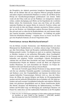 Bild der Seite - 344 - in Der Stoff, aus dem Konflikte sind - Debatten um das Kopftuch in Deutschland, Österreich und der Schweiz