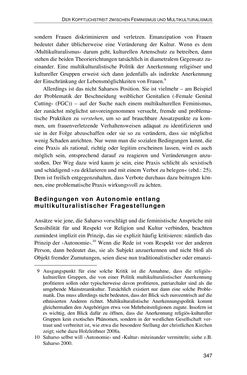 Image of the Page - 347 - in Der Stoff, aus dem Konflikte sind - Debatten um das Kopftuch in Deutschland, Österreich und der Schweiz