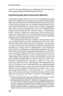 Image of the Page - 366 - in Der Stoff, aus dem Konflikte sind - Debatten um das Kopftuch in Deutschland, Österreich und der Schweiz