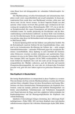 Image of the Page - 372 - in Der Stoff, aus dem Konflikte sind - Debatten um das Kopftuch in Deutschland, Österreich und der Schweiz