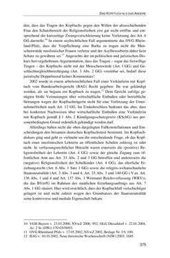 Image of the Page - 375 - in Der Stoff, aus dem Konflikte sind - Debatten um das Kopftuch in Deutschland, Österreich und der Schweiz
