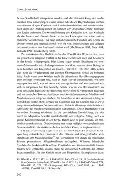 Image of the Page - 380 - in Der Stoff, aus dem Konflikte sind - Debatten um das Kopftuch in Deutschland, Österreich und der Schweiz