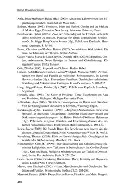 Image of the Page - 410 - in Der Stoff, aus dem Konflikte sind - Debatten um das Kopftuch in Deutschland, Österreich und der Schweiz