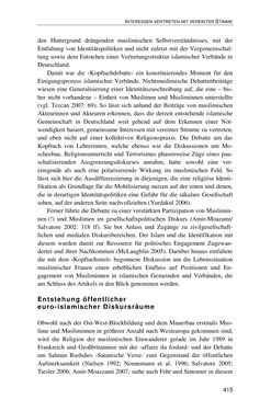 Image of the Page - 415 - in Der Stoff, aus dem Konflikte sind - Debatten um das Kopftuch in Deutschland, Österreich und der Schweiz