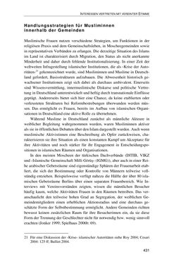 Bild der Seite - 431 - in Der Stoff, aus dem Konflikte sind - Debatten um das Kopftuch in Deutschland, Österreich und der Schweiz