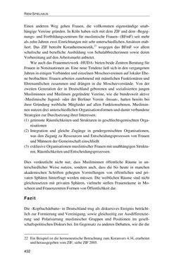 Image of the Page - 432 - in Der Stoff, aus dem Konflikte sind - Debatten um das Kopftuch in Deutschland, Österreich und der Schweiz