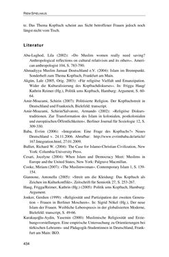 Image of the Page - 434 - in Der Stoff, aus dem Konflikte sind - Debatten um das Kopftuch in Deutschland, Österreich und der Schweiz