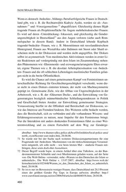 Image of the Page - 460 - in Der Stoff, aus dem Konflikte sind - Debatten um das Kopftuch in Deutschland, Österreich und der Schweiz