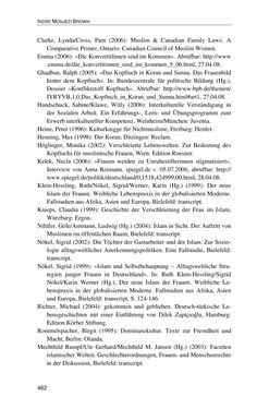 Image of the Page - 462 - in Der Stoff, aus dem Konflikte sind - Debatten um das Kopftuch in Deutschland, Österreich und der Schweiz