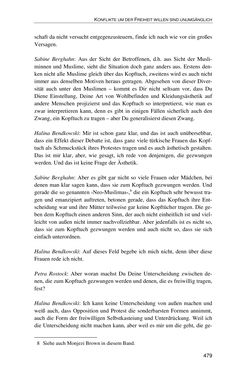 Image of the Page - 479 - in Der Stoff, aus dem Konflikte sind - Debatten um das Kopftuch in Deutschland, Österreich und der Schweiz