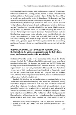 Bild der Seite - 499 - in Der Stoff, aus dem Konflikte sind - Debatten um das Kopftuch in Deutschland, Österreich und der Schweiz