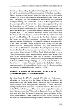 Bild der Seite - 505 - in Der Stoff, aus dem Konflikte sind - Debatten um das Kopftuch in Deutschland, Österreich und der Schweiz