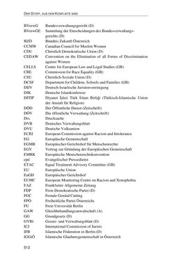 Image of the Page - 512 - in Der Stoff, aus dem Konflikte sind - Debatten um das Kopftuch in Deutschland, Österreich und der Schweiz