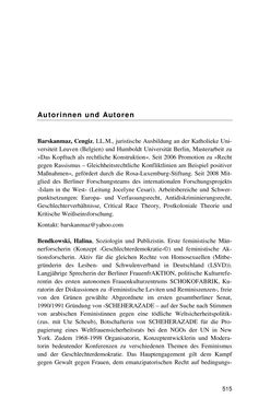 Bild der Seite - 515 - in Der Stoff, aus dem Konflikte sind - Debatten um das Kopftuch in Deutschland, Österreich und der Schweiz