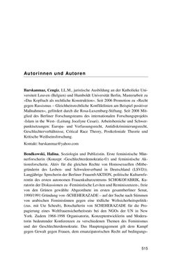 Bild der Seite - 515 - in Der Stoff, aus dem Konflikte sind - Debatten um das Kopftuch in Deutschland, Österreich und der Schweiz