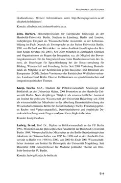 Image of the Page - 519 - in Der Stoff, aus dem Konflikte sind - Debatten um das Kopftuch in Deutschland, Österreich und der Schweiz