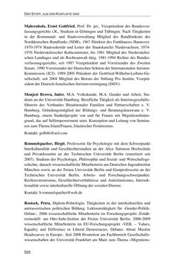 Bild der Seite - 520 - in Der Stoff, aus dem Konflikte sind - Debatten um das Kopftuch in Deutschland, Österreich und der Schweiz