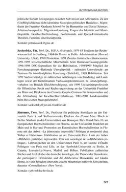 Image of the Page - 521 - in Der Stoff, aus dem Konflikte sind - Debatten um das Kopftuch in Deutschland, Österreich und der Schweiz