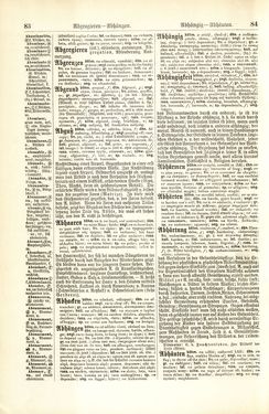 Image of the Page - 84 - in Pierers Konversations-Lexikon - A-Aufstehen, Volume 1