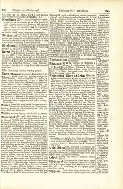 Image of the Page - 274 - in Pierers Konversations-Lexikon - A-Aufstehen, Volume 1
