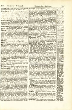 Image of the Page - 274 - in Pierers Konversations-Lexikon - A-Aufstehen, Volume 1