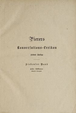 Image of the Page - (000003) - in Pierers Konversations-Lexikon - Haller-Kaltbrenner, Volume 7