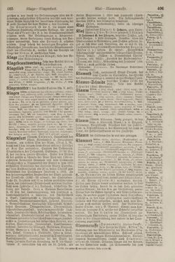 Image of the Page - 406 - in Pierers Konversations-Lexikon - Kalkeinlagerungen-Lübbesee, Volume 8